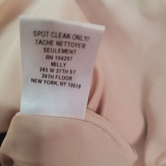 Milly Womens Dress Black 4 Sheath Wool Blend Sleeveless Knee Length - Picture 12 of 12